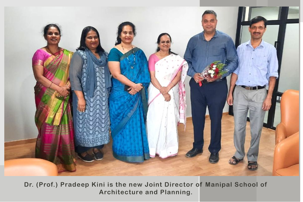 Dr.(Prof.)Pradeep Kini appointed as the new Joint Director of MSAP